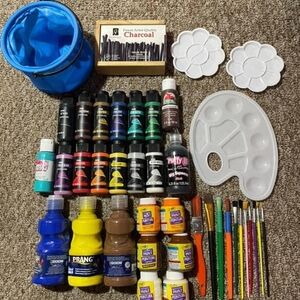 Colorful Artist Paintbrush Set